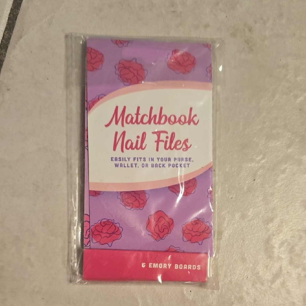 Matchbook Nail Files - Purple and Red